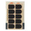 10Pieces Reusing Silicone Reed Cushion Pad-clarinet black 0.5A 1