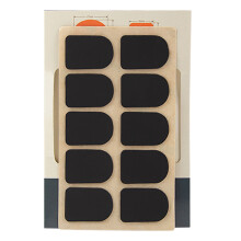 Lot de 10 protecteurs d'embouts-clarinette noire 0.8B