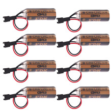 8Pack CR8LHC 3V Lithium Battery 2600mAh NonRechargeable with Black Plug for Fuji