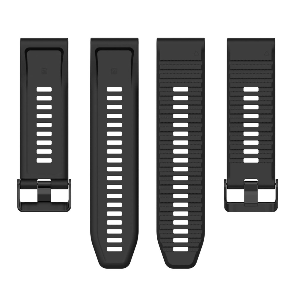 Watch Band 26Mm Soft Silicone Strap For Garmin Fenix 6X Pro 5X 3Hr Forerunner 945 9092120546484