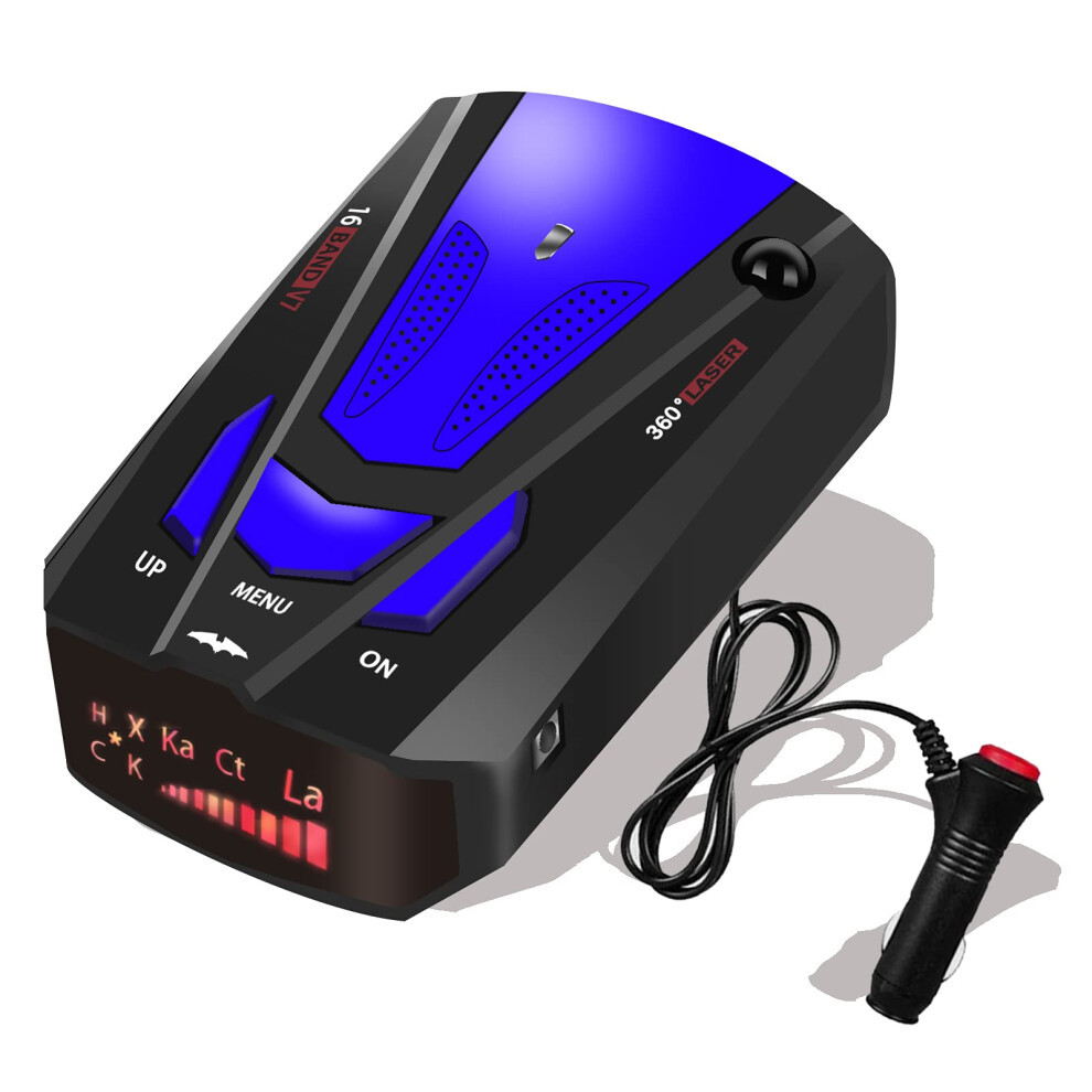 Long Range Radar Detector With 360 Coverage, Voice Alerts, Speed Alarm For City And Highway Driving 9455672046886