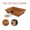 8 Pcs Rectangular Basket for Table or Counter Display for Bread,Fruits and Vegetables Wicker Baskets for Markets,Bakery 6