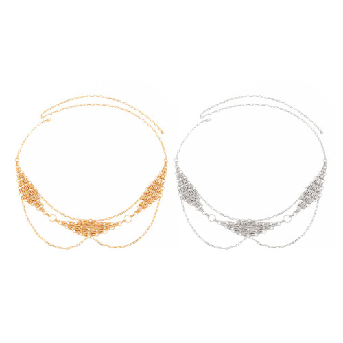 Body Chain Accessory Diamonds Pattern Iron Materials For-gold 1