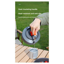 3-5 People Outdoor Cooking Pot Set Set Camping Cookware, Rice Cooker, and Kettle Set Camping Cooking Utensils