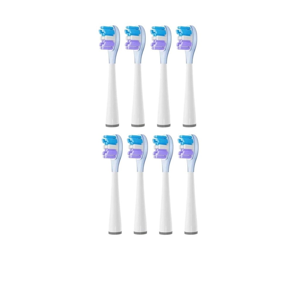 Purple Electric Toothbrush Heads For Usmile Sonic, Soft Clean Replacement, Fits Y1s Y4 U1 U2 U3 P1 P4 (8Pcs )