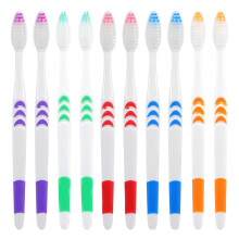 30pcs Travel Toothbrushes Bulk Pack with Soft Bristles and Ergonomic Grip for Adults Camping Hotels