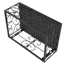 Sedia per fioriera in ferro battuto per balcone 30x20x12cm per ringhiera, cucina e giardino