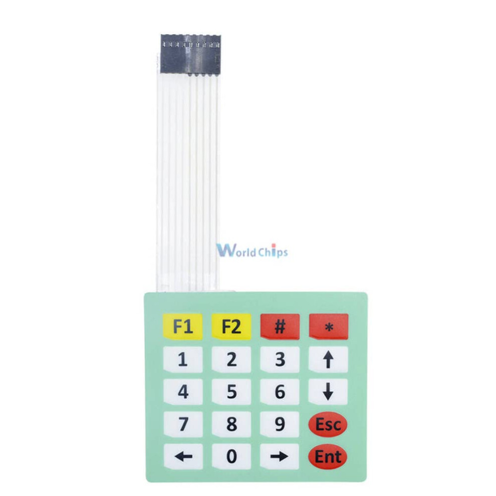 Membrane Keypad 20Key 4X5 Matrix Keyboard For Arduino Microcontroller Easy Integration 9455672047104