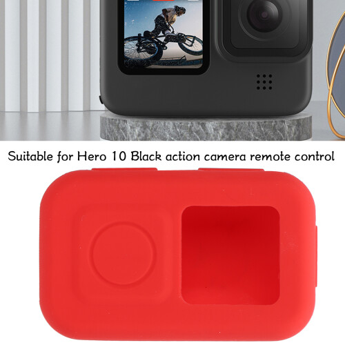 Silicone Cover for Hero 10 Black Action Camera Remote Control Red 2