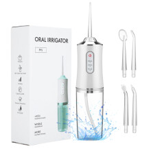 Cordless Water Flosser with 3 Modes, IPX7 Waterproof, USB Fast Charging, Long Battery Life for Travel