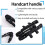 Folding Handcart Push Handle Trolley Handle Attachment Removable Foldable Beach Cart Handle Replacement Parts 5