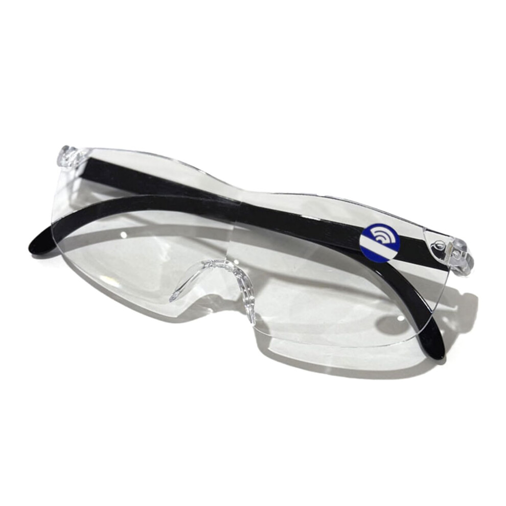 Extra Large Reading Magnifier Glasses with Blue Light Blocking Lenses for Seniors Book Reading