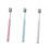 3pcs Extra Soft Bristle Toothbrush for Adults Small Head Ergonomic PP Handle for Sensitive Teeth 1