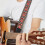 Axelremmar för Akustisk Gitarr, Broderade Axelremmar för Akustisk Gitarr, Elgitarr, Tillbehör Till Gitarr, Röd 7
