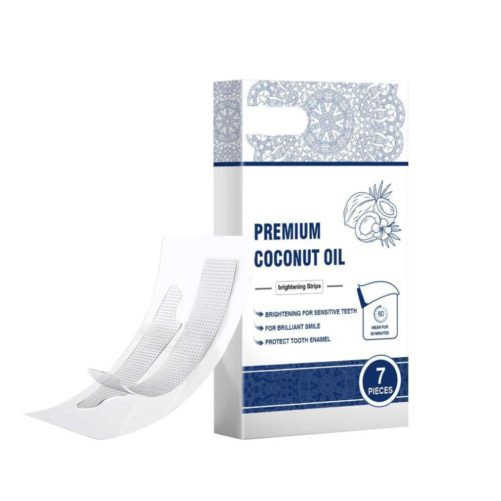 Teeth Whitening Strips for Sensitive Teeth, Gentle NonBleach Formula, 60Minute Stain Removal