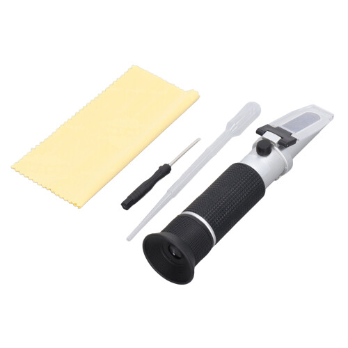Brix Refractometer Handheld Gauge with Dual Scale for Brew & Sugar Testing 1