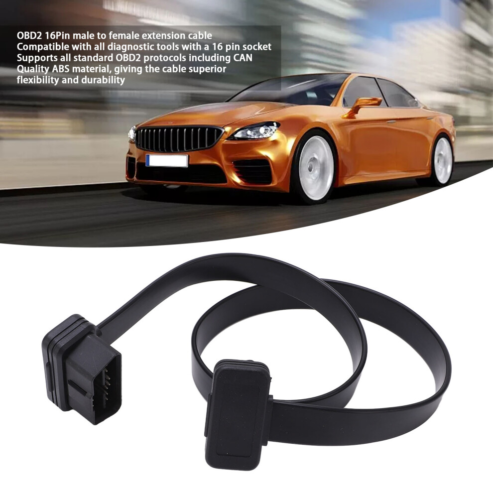 Obd2 16 Pin Male Female Cable For Car Diagnostics 7790334767511