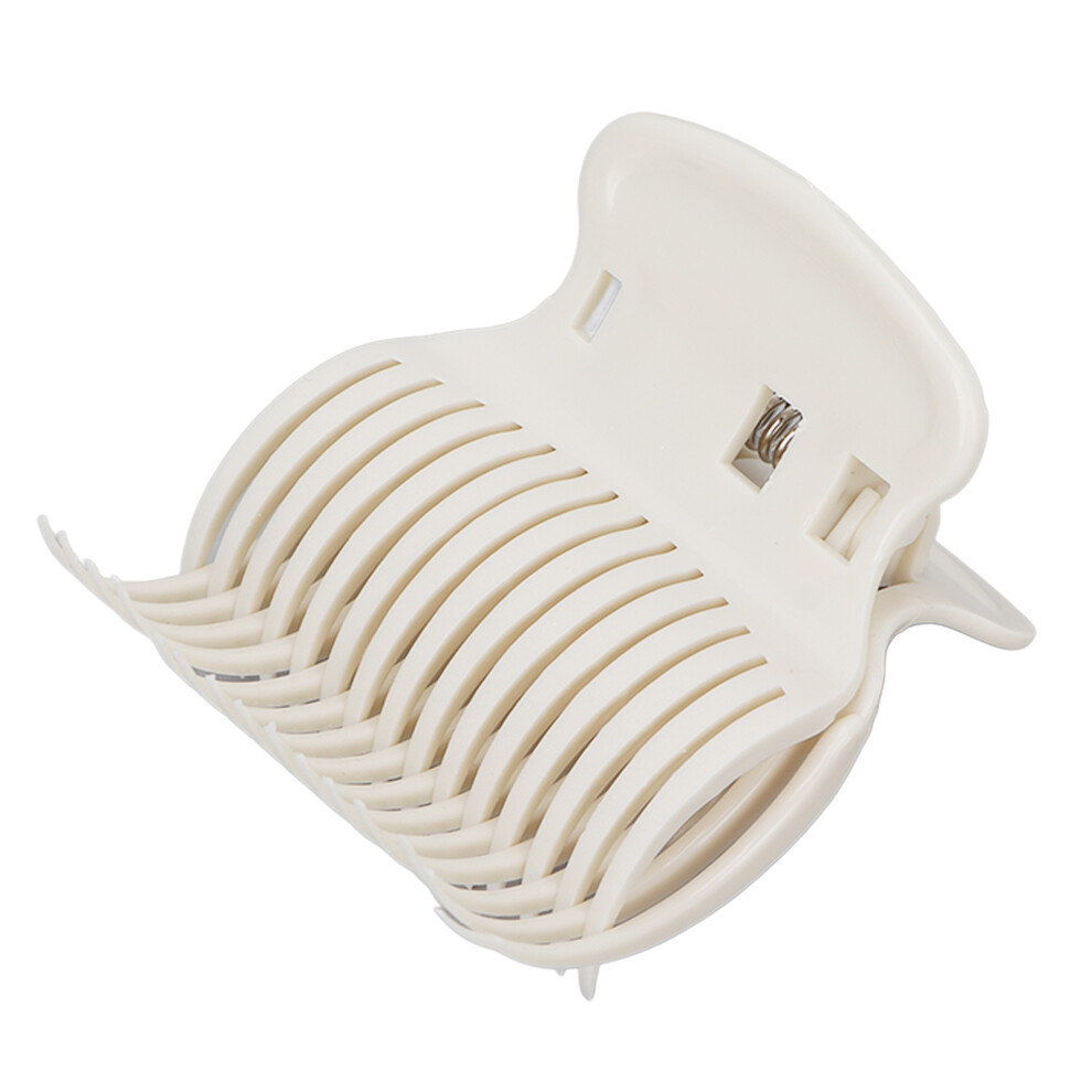 White 12Pcs Abs Hair Claw Clips For Sectioning & Styling, 5.2X6.5x3.7cm