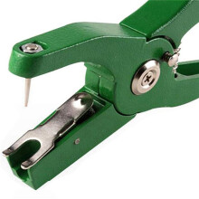 2X Livestock Animal Ear Tag Pliers, with Number 001-100 Ear Tags and 6 Pins, for Installing Cattle Sheep Pigs Ear Tags