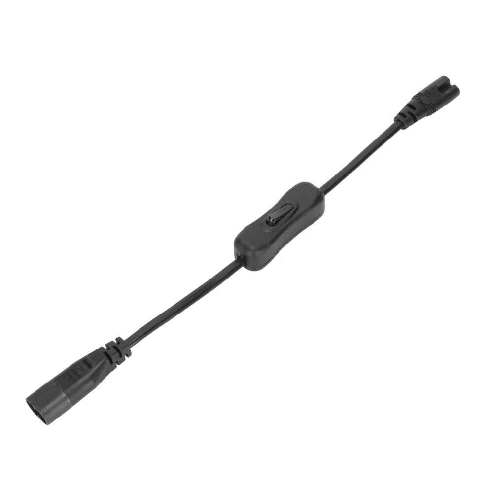Iec 320 C8 To C7 Power Extension Cord 0.98Ft With Switch 250V 2.5A 8421390343225