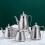 Stainless Steel Tea Kettle Includes Detachable Filter And-1.3L 3