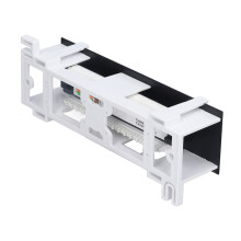 8-Port CAT6 Netzwerk-Patchpanel Rackmontage RJ45 Datenkabel Zubehör für die Installation