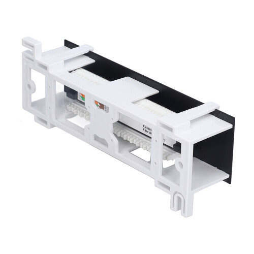 Network Patch Panel 8 Ports CAT6 Rackmount RJ45 for Data & Telecom Installation