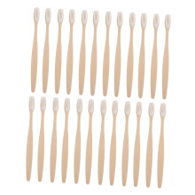 Travel Toothbrush with Extra Soft Bristles for Adults, Biodegradable Compact Design, 24pcs