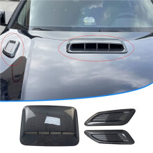 6X Capó de Entrada de Flujo de Aire para Automóvil, Capó de Ventilación, Cubierta Decorativa, Capó de Salida de Aire Lateral Central, Accesorios