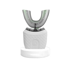 Electric Toothbrush, 360 UShaped Cleaning for Adults, Sonic 3Speed Whitening, Rechargeable Waterproof White