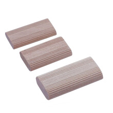 300 Pezzi di Connettori per Tasselli nel Legno Domino da 8 mm, Tappi nel Legno di Faggio, Connettori di Giunzione per Mobili per La Lavorazione del