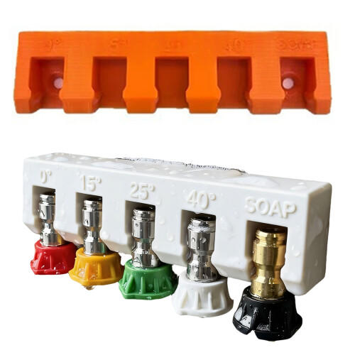 Plastic Nozzle Holder For High Pressure Washer Cleaner-Oranges 1