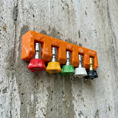 Plastic Nozzle Holder For High Pressure Washer Cleaner-Oranges 2