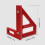 Multi-Angle Metric Woodworking Ruler  Drawing Ruler Angle Ruler Woodworking Tool  Drawing Tool Red 4