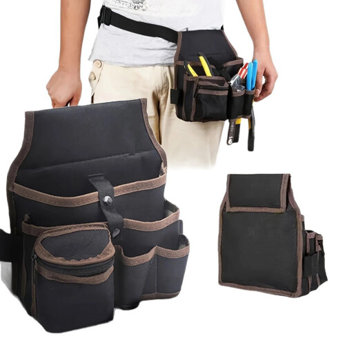 Heavy Duty Electrician Tool Pouch With Multiple Pockets For Easy 1
