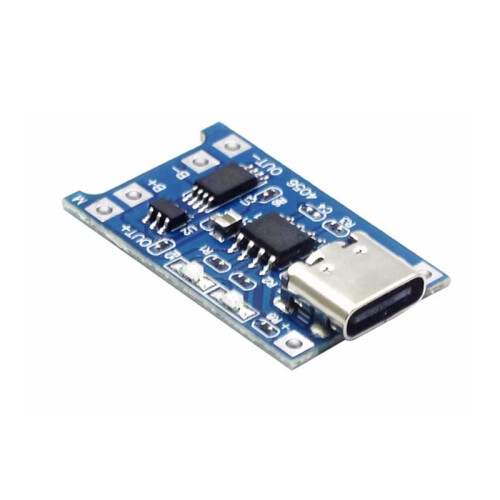 Type-C 18650 Lithium Battery Charger Module 5V 1A Charging Board with Dual Protection Functions for DIY Projects 50Pcs