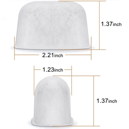 60-Pack Kolfilter Kompatibla för  BWF100-Maskiner, Byte Av Vattenfilter för  Espressomaskin