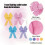 Spring Bows for Wreath,Decorative Wreath Bows for Front-Pink 6