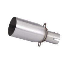 Motorcycle muffler Motorcycle Modified Exhaust Pipe For 2845mm Adapter 51mm Middle Link Pipe Various Sizes Color 45mm51mm
