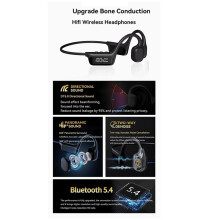 2X S10 5.4 Cuffie A Conduzione Ossea Wireless 30 Metri di Profondità Cuffie da Nuoto Impermeabili IPX8 Lettore MP3 da 32 GB