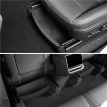 2X Car Front Seats Under Drawer Storage Box for Model Y 2025 Juniper