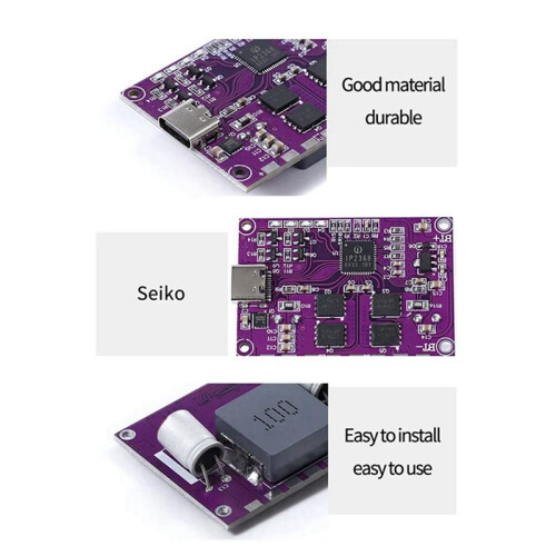 3X IP2368 Bidirectional 100W Fast Charging Module Buck-Boost Type-C Interface 4S Lithium Battery Fast Charging Board