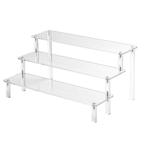5X Acrylic Lifting Display Stand 3-Layer Perfume Tissue Display Stand Character Model Display Stand Dessert Rack 2