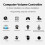 2X USB Computer Volume Controller Multimedia PC Speaker External Audio Volume Control Adjust Knob 4