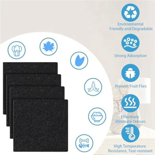 36pcs Replacements Trash Can Odor Absorbing Filter Refills for Garbage Cans, Activated Charcoal Deodorizer 2