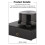 2X USB Computer Volume Controller Multimedia PC Speaker External Audio Volume Control Adjust Knob 9
