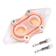 4X Bloc de Refroidissement par Eau CPU Refroidisseur Acrylique Transparent Pont Sud Bloc Northbridge pour Bloc CPU D'Ordinateur