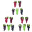 Pack of 5 Realistic Artificial Grape Bunches for Home-36 pieces 2