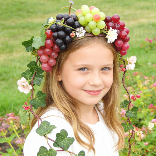 Pack of 5 Realistic Artificial Grape Bunches for Home-36 pieces 2