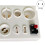 3X Multi-Interface Test Lamp Holder 12 Port Led Bulb Tester Versatile Led Lcd Tester for E27 B22 E14 Bulb Test EU Plug 7